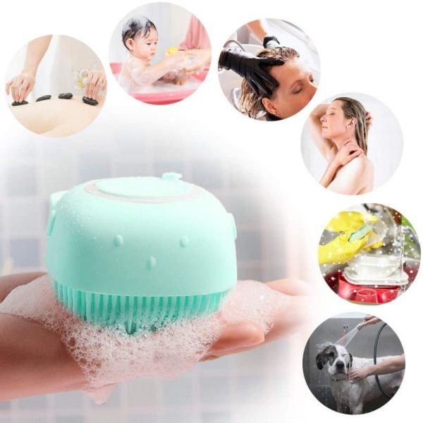 لیف سیلیکونی مخزن دار Silicone Massage Bath Brush